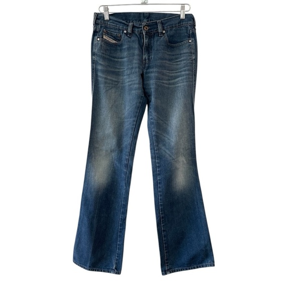 Vintage Diesel Flare Jeans Size 30 Tall Made in Italy - Picture 1 of 9